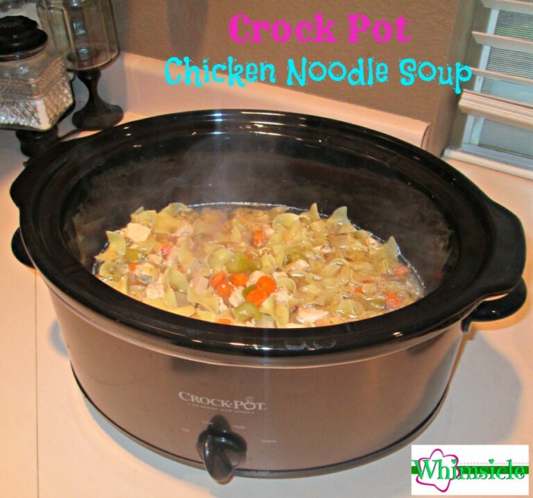 Crock Pot Chicken Noodle Soup