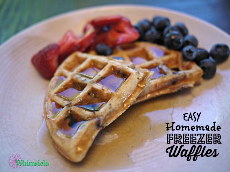 Whole Wheat Freezer Waffles