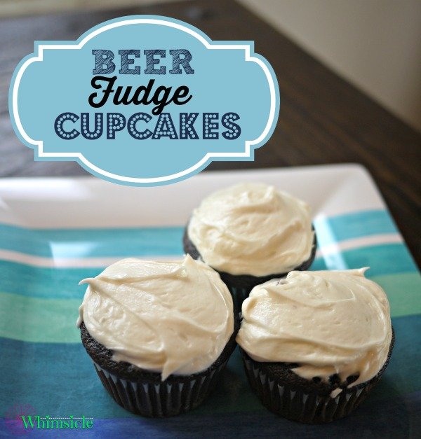 Beer Fudge Cupcakes