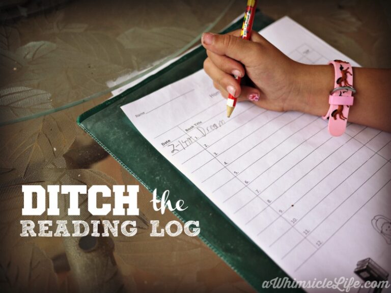 Ditch the Reading Log