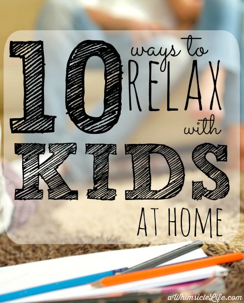 When you are a mom, it is really TOUGH to get time to yourself. This post gives you 10 practical suggestions you can use right now to de-stress around your kids.