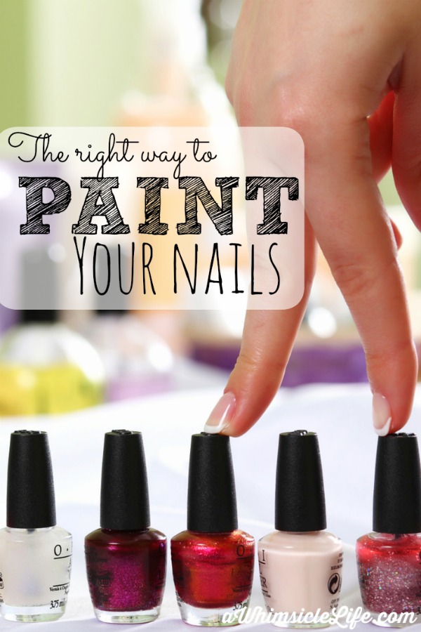 The Right Way to Paint Nails