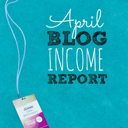 April Blogger Income Report