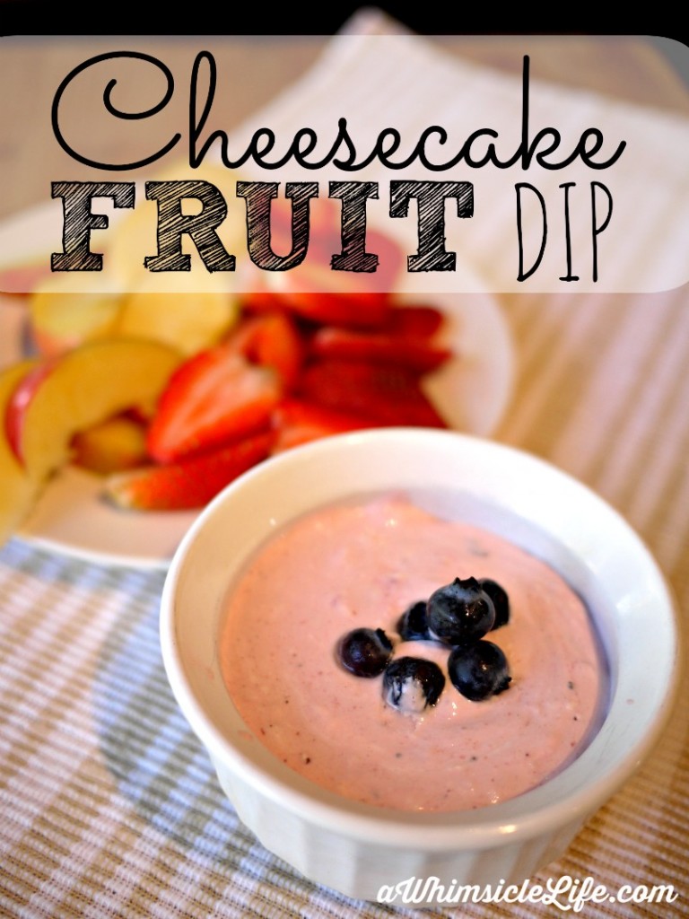 Delicious and healthy! Kids will devour all the fruit on the plate when this fruit dip is served on the side! The taste of cheesecake with less sugar.