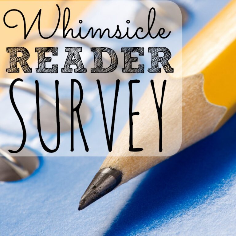 Whimsicle Reader Survey