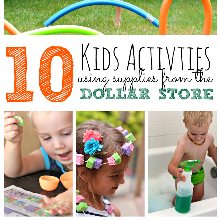 10 Fun Kids Dollar Store Activities