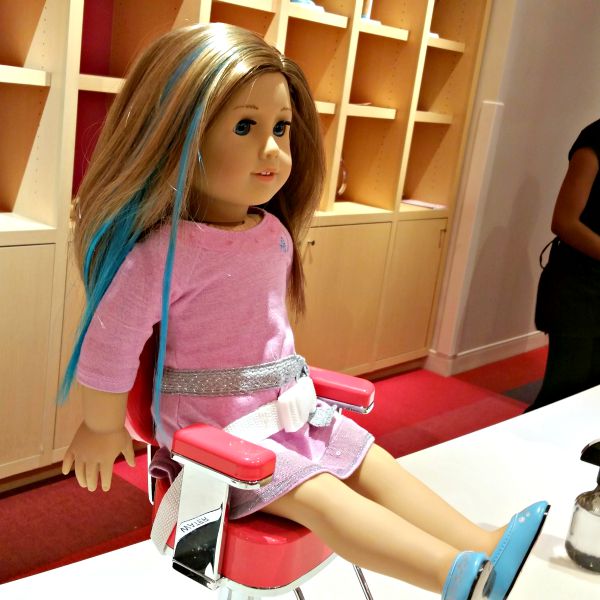 american girl doll store salon