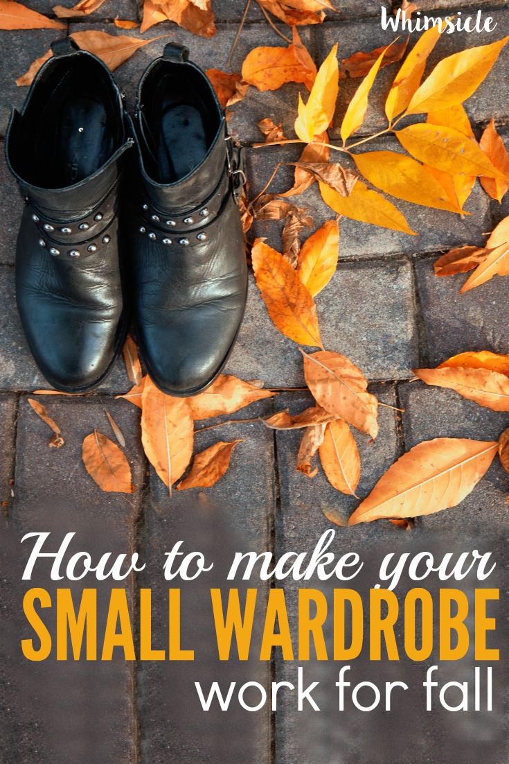 Need some fall outfit ideas but don't want to buy more clothes? Here's how to make a small wardrobe work for fall. 