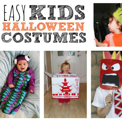 Easy Kid's Halloween Costumes | DIY No-sew Costumes