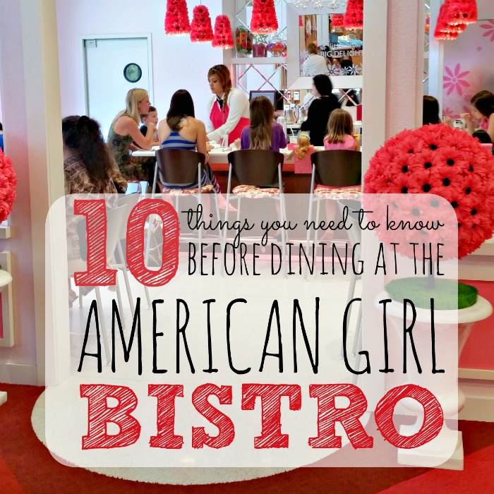 Mommy- Daughter Date Idea: The American Girl Bistro