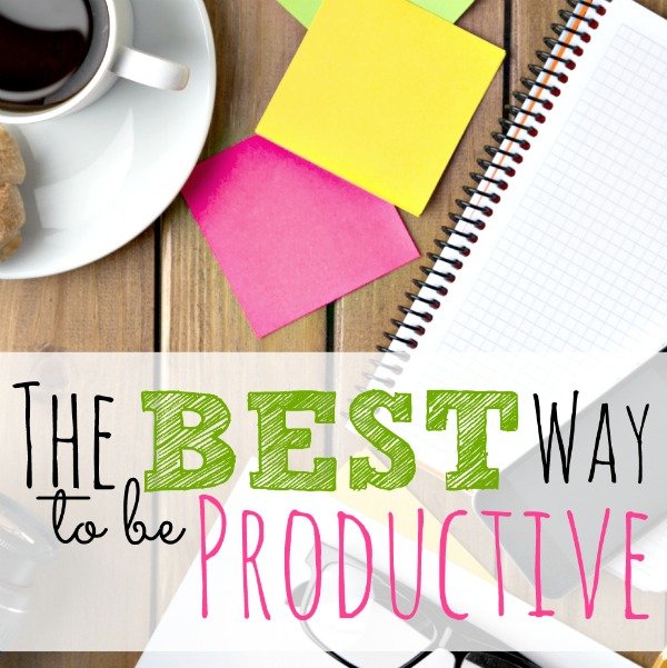 Best Way to be Productive