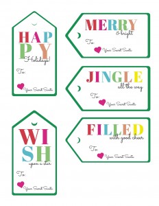 Secret Santa Gift Tags