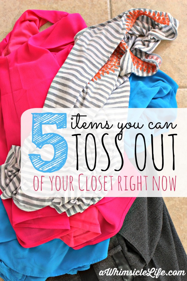 Fantastic tips to get started creating a small wardrobe. If you have been putting it off, this article will help you start the process! You can get rid of these five types of clothing immediately!