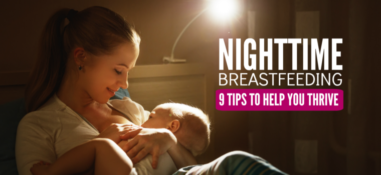 "My newborn wants to nurse all night!" is all I could think as a new mom. These breastfeeding at night tips helped save my sanity at nighttime. If you have a baby, you need these!