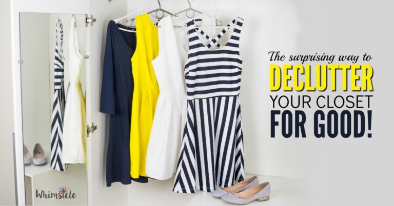 The Surprising Way to Declutter The Closet for Good!