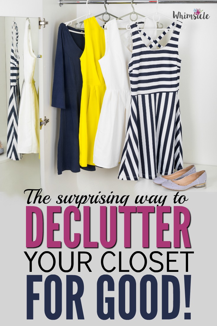 Want to finally declutter the closet but you just can't? Here's how to finally organize and clean your wardrobe. 