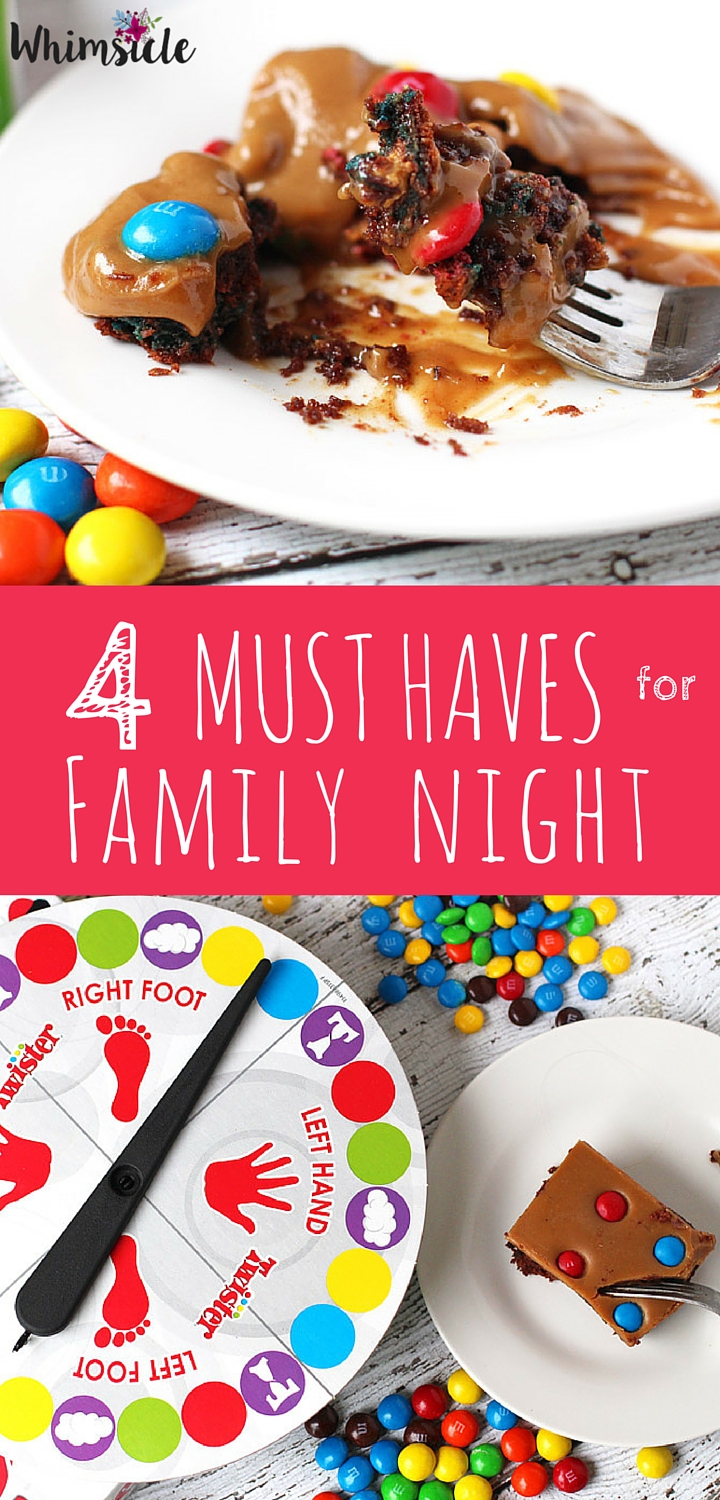 If family game nights frequently end in temper tantrums, this post has the tips and encouragement to help you through. Learn how to have a successful family game night with children of varying ages and get a delicious recipe for Peanut Butter Caramel Brownies.
