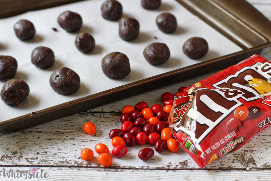 Like a little heat with your chocolate? These chili truffles are super simple to make and include one of the newest M&M's® Peanut flavors!