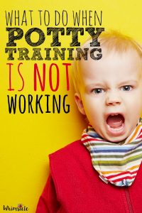 What to do when potty training isn't working. You are doing everything, but your kid just isn't getting it. It's OK. This will give you five tips on how to make it through.