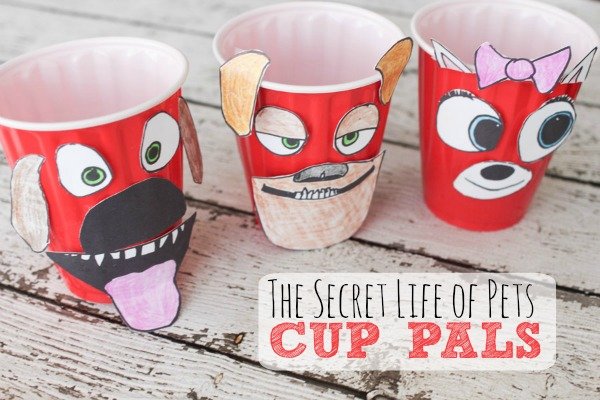 The Secret Life of Pets Craft: Cup Pals