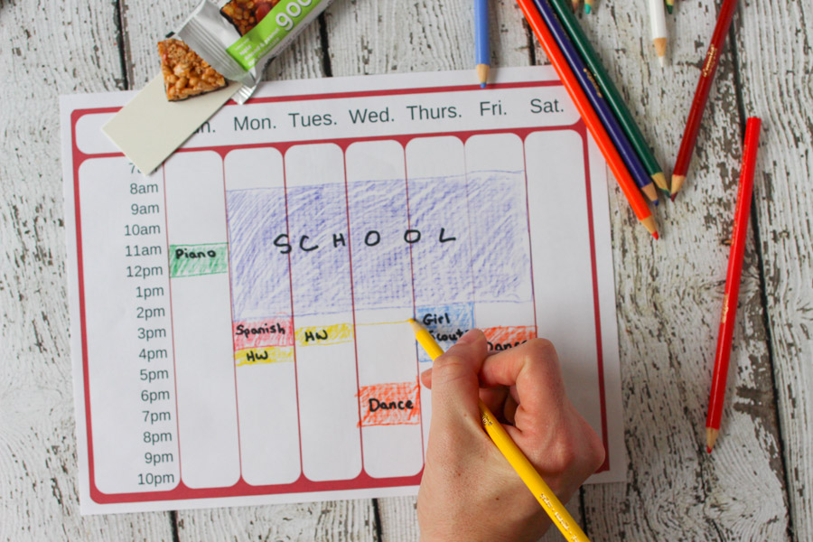 Help Your Child Manage Her After School Schedule - No Guilt Mom