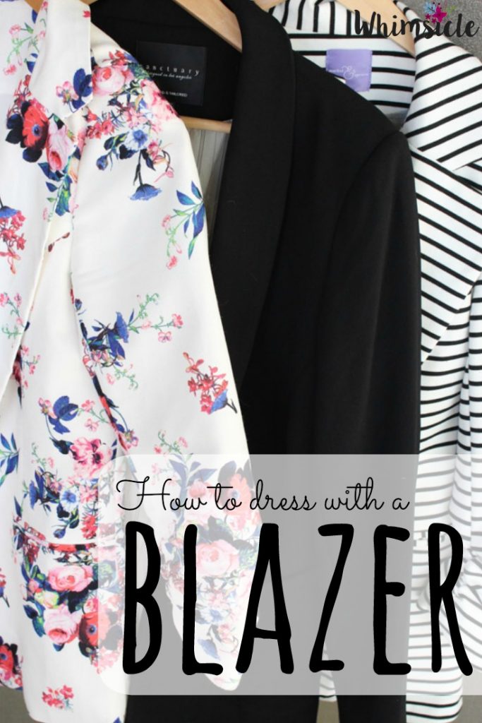 A blazer adds instant class and credibility to any outfit! Here are three fashion ideas you can add to your closet. 