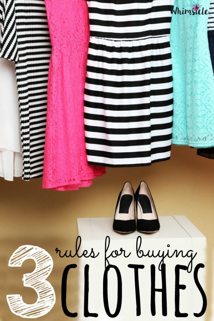 Need help buying clothes? These rules for buying clothes are easy to follow.