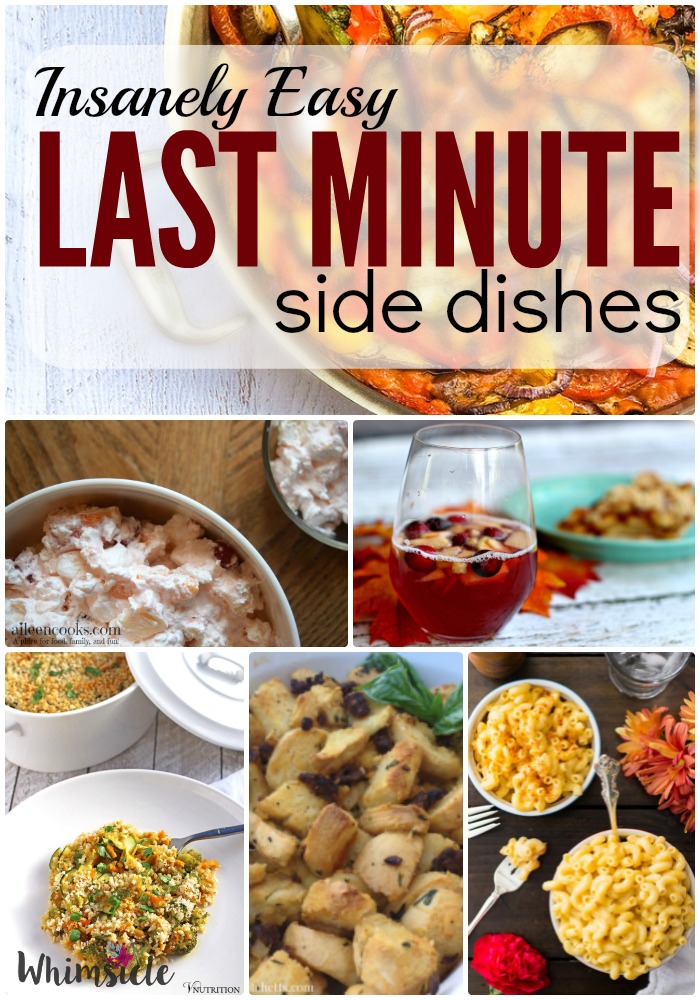 Want an easy side dish to bring along to Thanksgiving? You will love these simple recipes for sides.