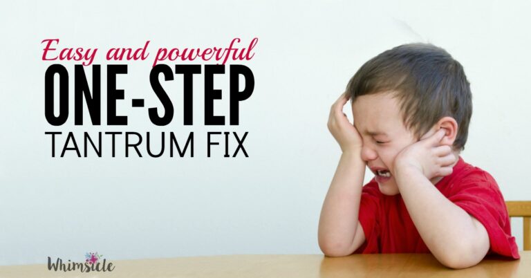 One Powerful Method to Cure Your Toddler’s Tantrums