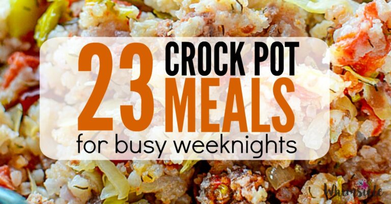 23 Crock Pot Meals for Busy Weeknights