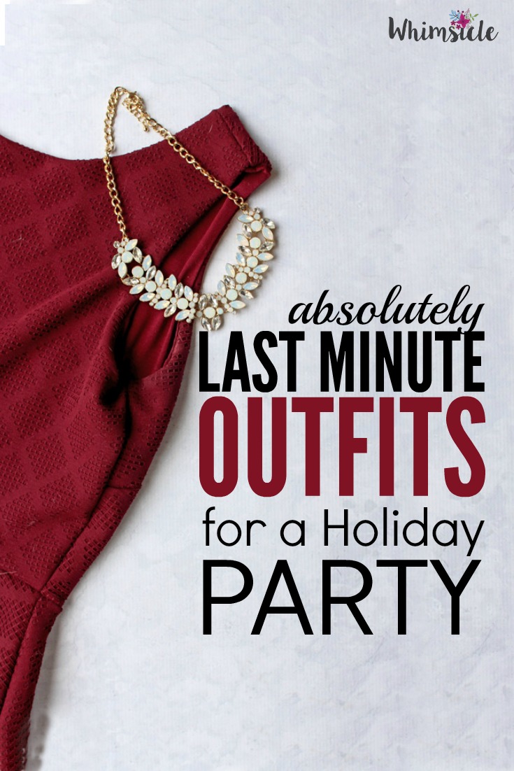  Three easy holiday party outfit ideas perfect for any Christmas Party or New Years Eve party that you're attending this year!