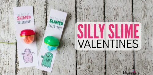 This Valentines Card idea is perfect for your kid's class! Silly putty slime and a bookmark, what could be better?