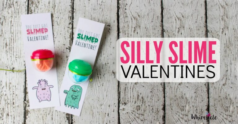 Have Your Kids Give Silly Slime for Valentines!