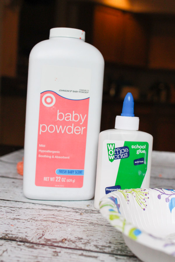 Make Silly Putty out of Baby Powder! - No Guilt Mom