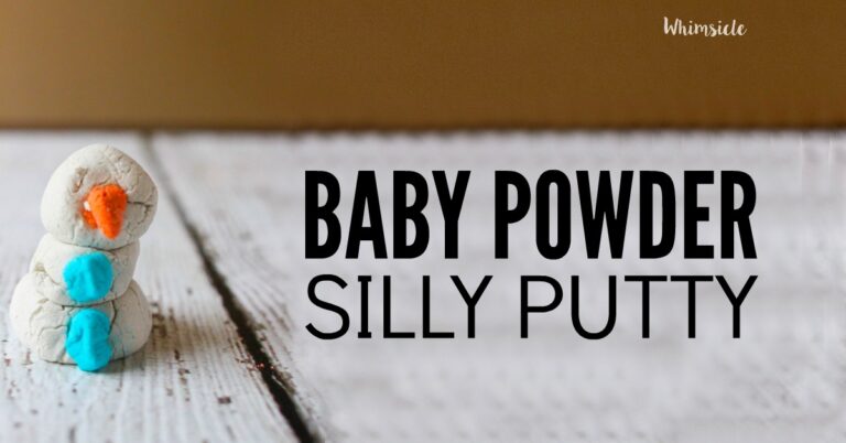 Make Silly Putty out of Baby Powder!