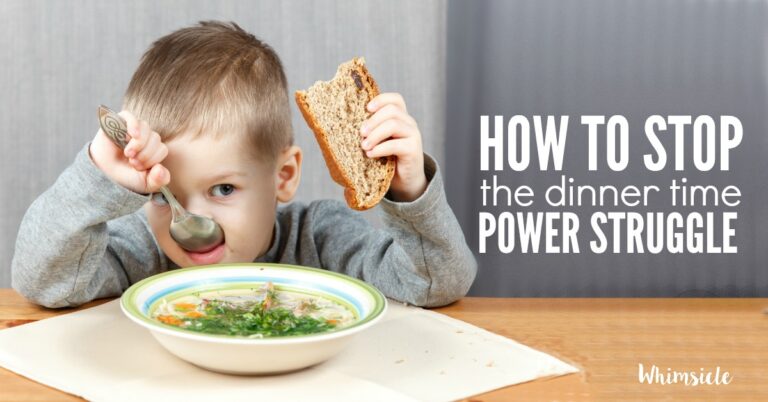 How to Stop the Dinner Time Power Struggle