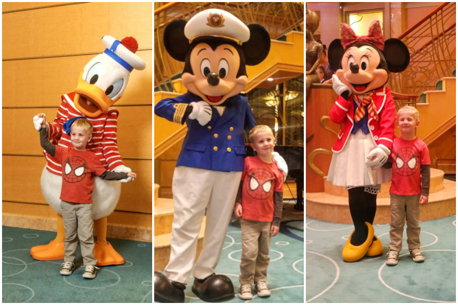 Disney Characters on Disney Cruise