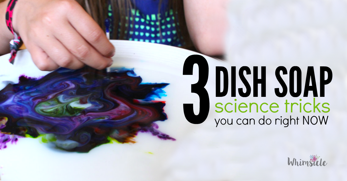 3 Dish Soap Science Tricks You Can DO Right Now! - No Guilt Mom