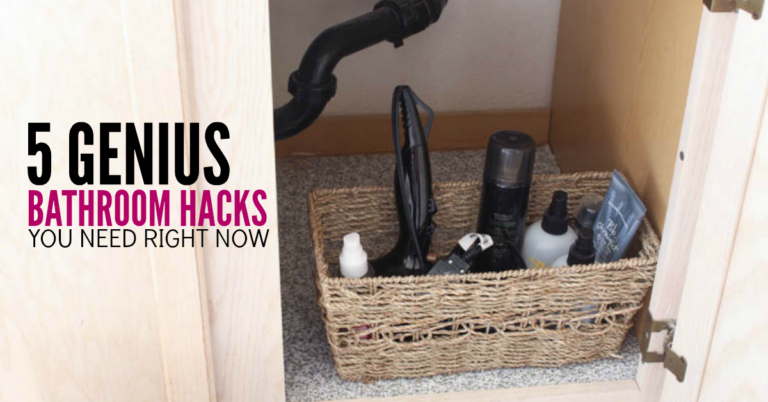 Bathroom Organization Hacks: 5 You Need Right Now