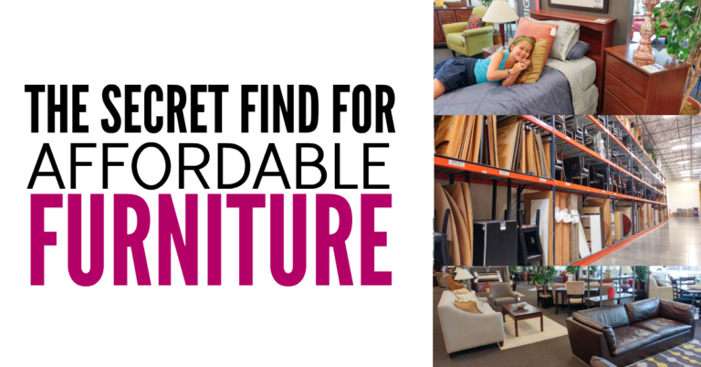 A Secret Find for Affordable Furniture