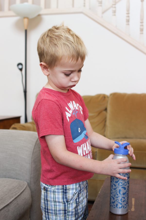 recycled water bottle prize for Recycle Rally