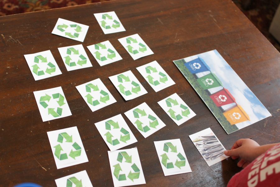 Free recycle sorting game for kids