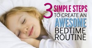 You know you need a bedtime routine for your kids. But where to start? Here's a simple system you can start right now complete with free routine cards to print out and use tonight.