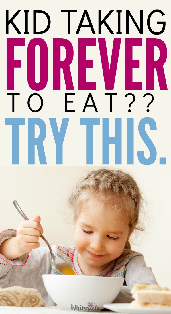 Your slow eater kid stresses you out!! They take forever to eat and you are DONE! These 4 tips will take the pressure out of meal time. There's even hope for picky eaters.