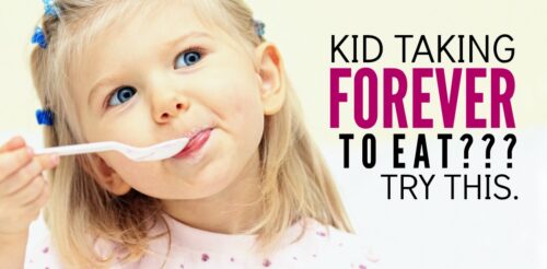 Your slow eater kid stresses you out!! They take forever to eat and you are DONE! These 4 tips will take the pressure out of meal time. There's even hope for picky eaters.