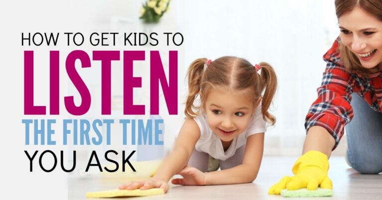 2 Simple Ways to Get Kids To Listen the First Time You Ask
