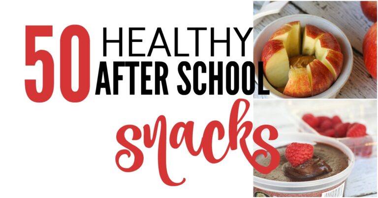 50 Healthy Snacks for Kids After School that require NO prep