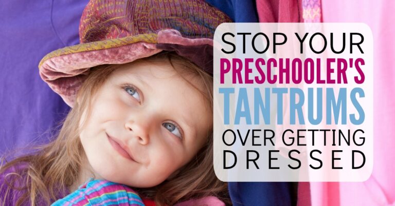 End the getting dressed tantrums with your preschooler