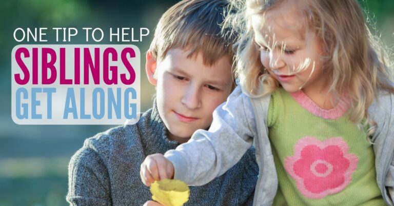 One Powerful Tip to Help Siblings Get Along (Most parents do this wrong)