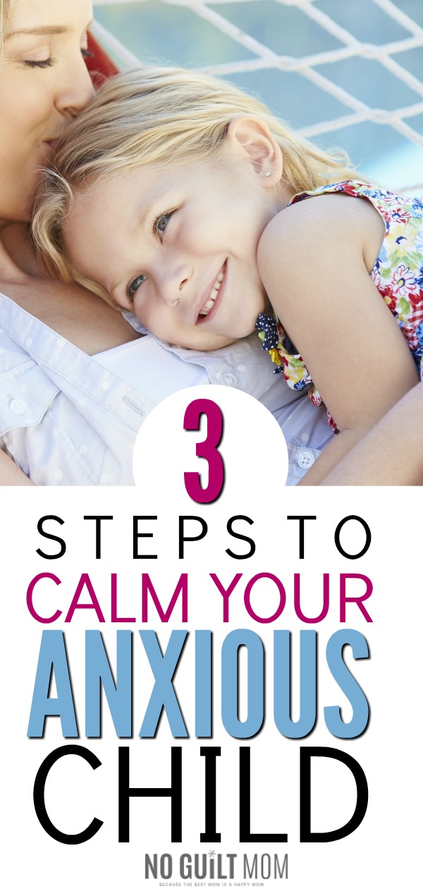 These tips are lifesavers at how to help calm an anxious child! When your kid is stressed and scared, we parents often have no clue how to help. Whether you child has a legit or irrational fear, this parenting advice will help you take the steps to tame it. 
